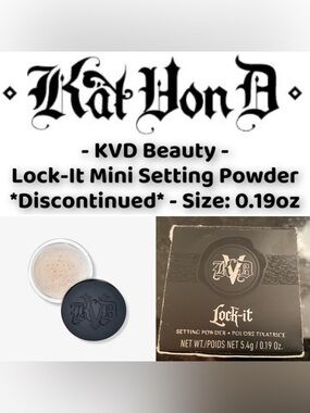 KVD Beauty - Lock-It Mini Setting Powder *Discontinued* - NEW
